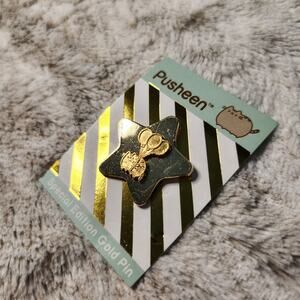 Pusheen the Cat Special Edition Gold Kitty Pin 2018 Pusheen Box Exclusive